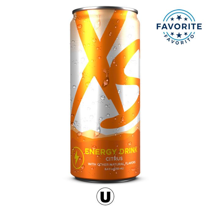 Photo 1 of 
XS Energy Drink - Citrus 12 Pack,7.33 lbs, 8.4 fl oz Each 