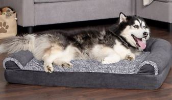 Photo 1 of  Suede Orthopedic Sofa Dog & Cat Bed  MEDIUM 
