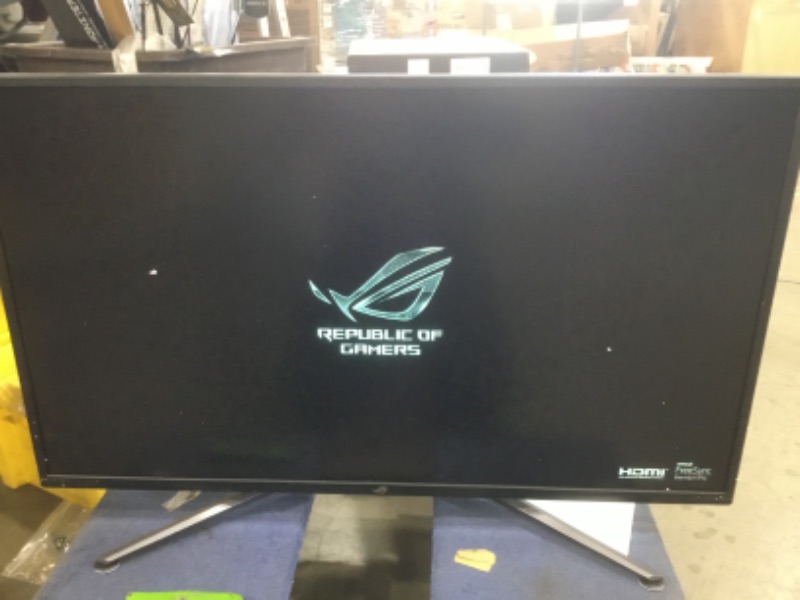 Photo 2 of ASUS ROG Strix 43” 4K HDR DSC Gaming Monitor (XG43UQ) - UHD (3840 x 2160), 144Hz, 1ms, HDMI 2.1, Extreme Low Motion Blur Sync, FreeSync Premium Pro, DisplayHDR1000, DCI-P3 90%, DisplayPort, USB
