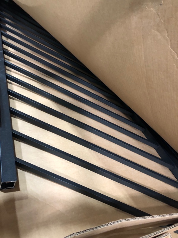 Photo 2 of  6 ft. x 36 in. Matte Black Aluminum Decorative Rail Stair Kit
