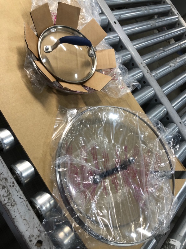 Photo 1 of **NEVER USED**
Anolon Advanced Hard Anodized Nonstick 11 Piece Cookware Set, Indigo
