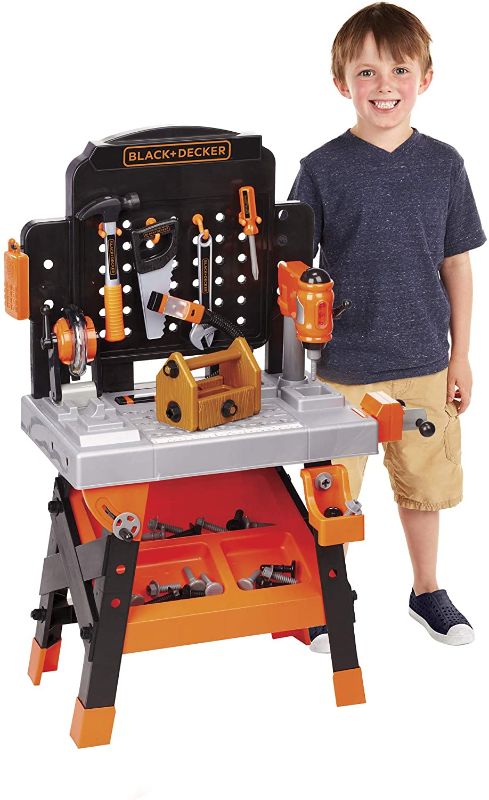 Photo 1 of **PARTS ONLY**
Black+Decker Kids Power Tools Workshop - Build Your Own Tool Box – 75 Realistic Toy Tools and Accessories [Amazon Exclusive]

