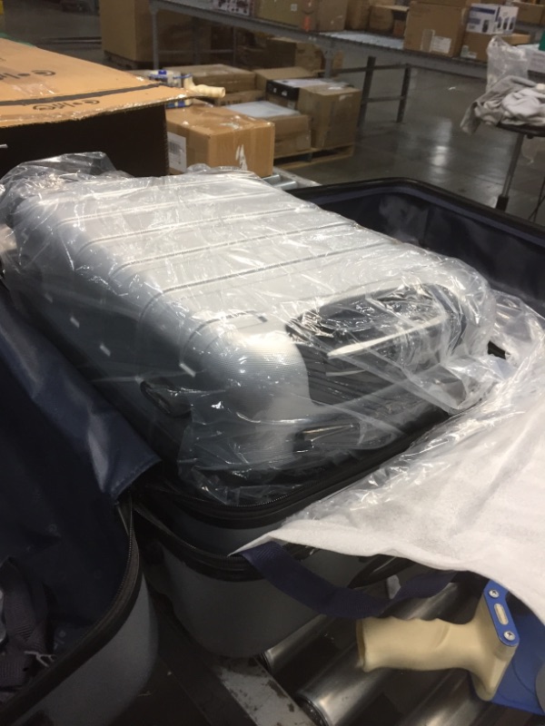 Photo 2 of **DAMAGED**
COOLIFE Luggage 3 Piece Set Suitcase Spinner Hardshell Lightweight TSA Lock....