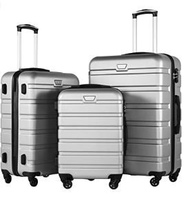 Photo 1 of **DAMAGED**
COOLIFE Luggage 3 Piece Set Suitcase Spinner Hardshell Lightweight TSA Lock....