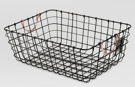 Photo 1 of (STOCK PHOTO DOES NOT ACCURATELY REFLECT ACTUAL PRODUCT) metal wire basket with handles (PACK OF 4)