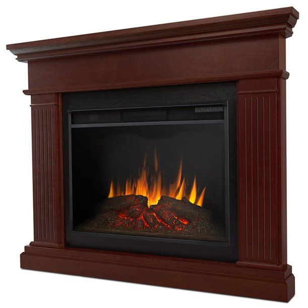 Photo 1 of (BOX 1 OF 2)
(THIS IS NOT A COMPLETE SET)
(DAMAGED COMPONENTS)
Kennedy Grand Corner Fireplace in Dark Walnut by Real Flame
