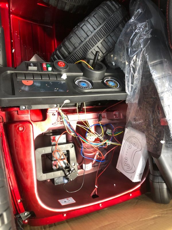 Photo 2 of **incomplete*** 

TOBBI Kids Ride on Truck Style 12V Battery Powered Electric Car W/Remote Control Red