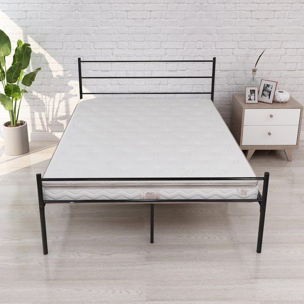 Photo 1 of **PARTS ONLY**
DUMEE Metal Bed Platform Frame with Headboard and Footboard Mattress Foundation Heavy Duty Steel Slat Support Box Spring Replacement
