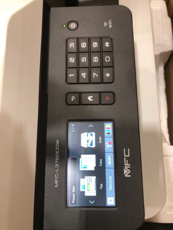 Photo 3 of Brother MFC-L3770CDW Compact Wireless Digital Color All-in-One Printer with NFC, 3.7” Color Touchscreen, Automatic Document Feeder, Wireless and Duplex Printing and Scanning
