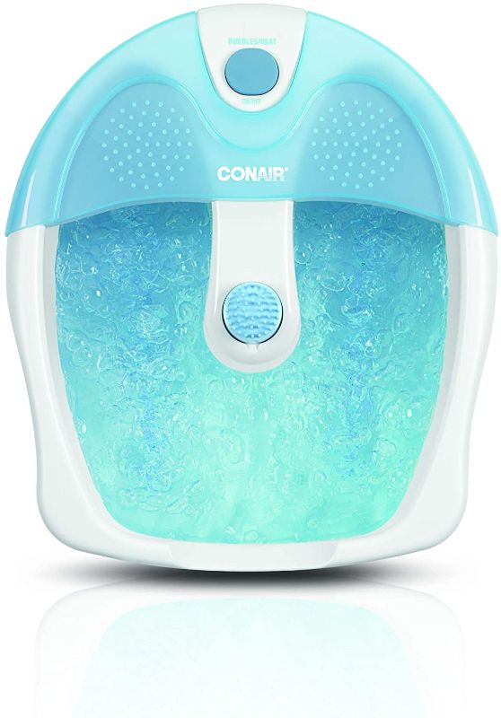 Photo 1 of Conair Pedicure Foot Spa with Bubbles and Pinpoint Massage Attachment
