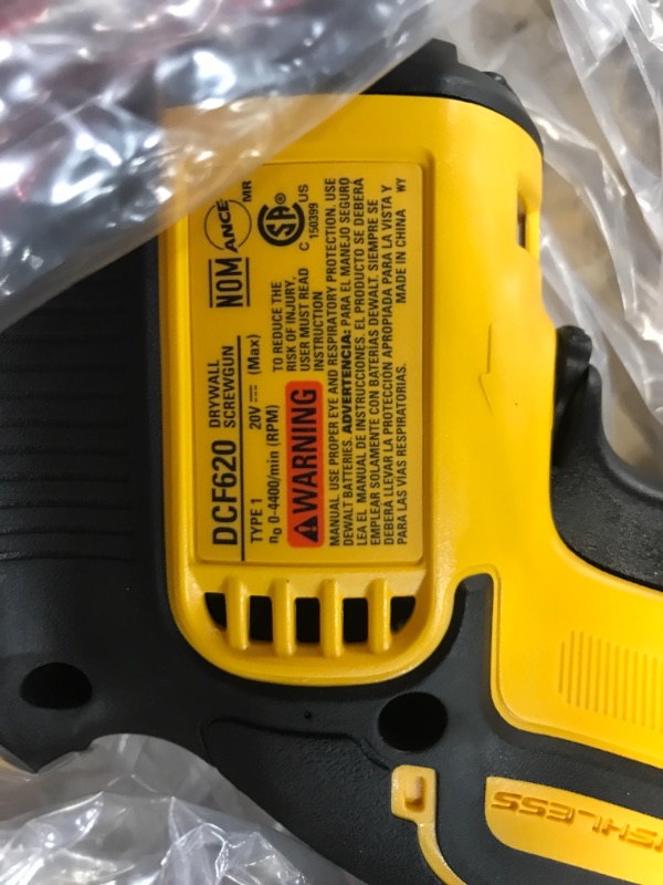 Photo 4 of DEWALT
20-Volt MAX XR Cordless Brushless Drywall Screw Gun (Tool-Only)