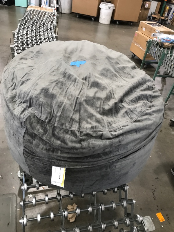 Photo 1 of Sofa Sack - Plush, Ultra Soft Bean Bag Chair - Memory Foam Bean Bag Chair with Microsuede Cover - Stuffed Foam Filled Furniture and Accessories for Dorm Room - Charcoal 3'

