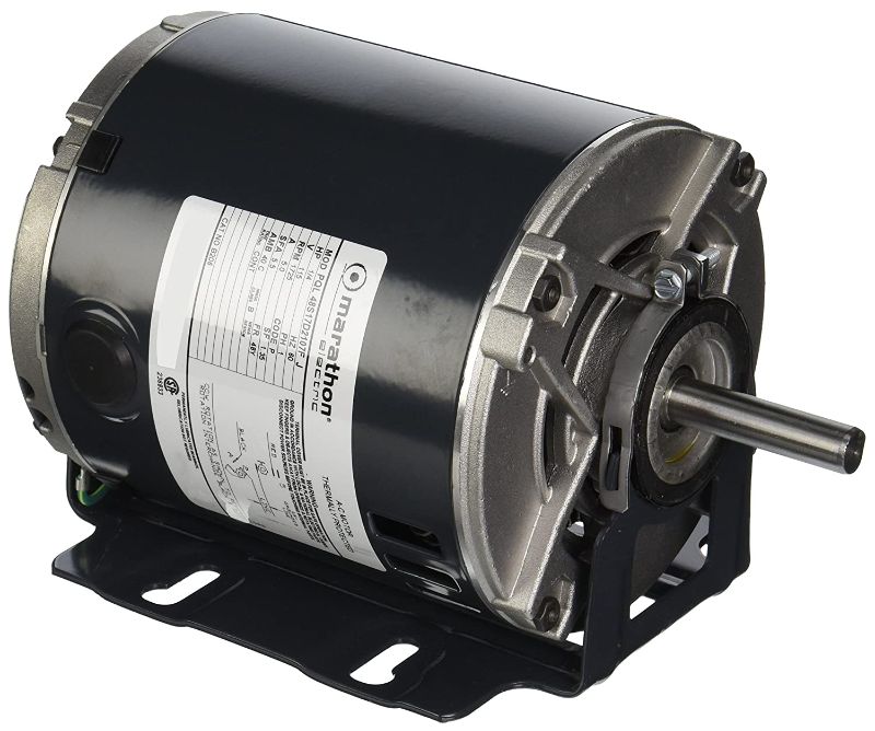 Photo 1 of Marathon B206 Belt Drive Blower Motor, Single/Split Phase, C-Dimension - 9.62, 1/4 hp, 1725 RPM, 115V, 5 amp
