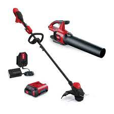 Photo 1 of 60-Volt Max Lithium-Ion Cordless String Trimmer and Leaf Blower Combo Kit (2-Tool), 2.0 Ah Battery and Charger Included
