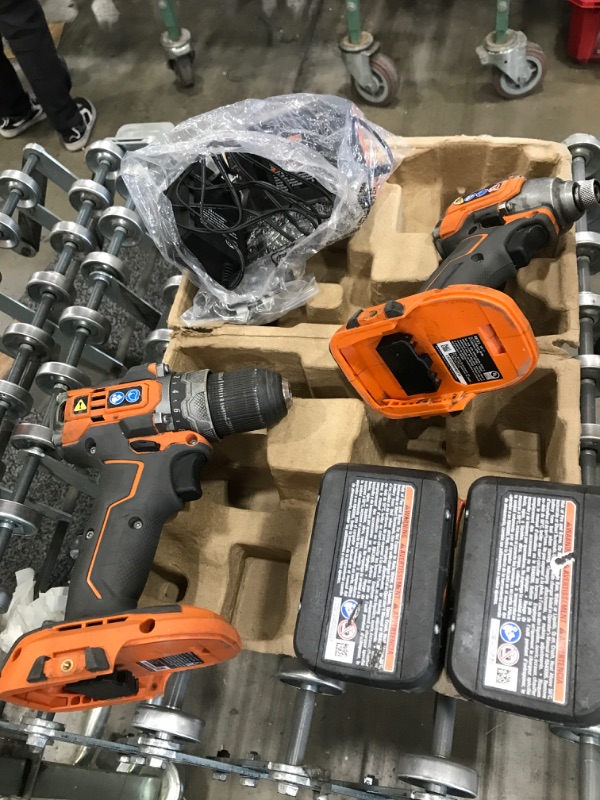 Photo 2 of 18V Brushless SubCompact Drill Driver and Impact Driver Combo Kit with (2) 2.0 Ah Batteries, Charger