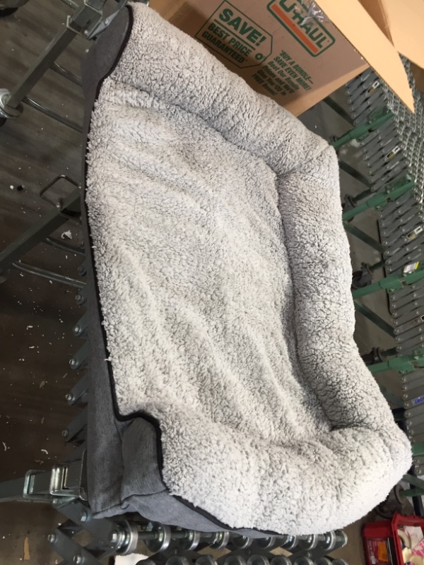 Photo 1 of  Large Dog Bed, Washable Pet Sofa Bolster Bed with Removable Cover 