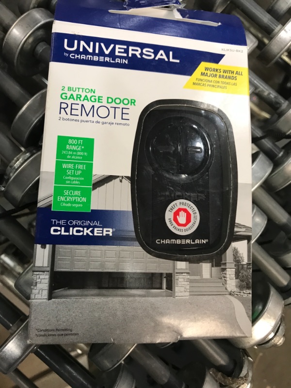 Photo 2 of Universal Clicker Black Garage Door Remote Control