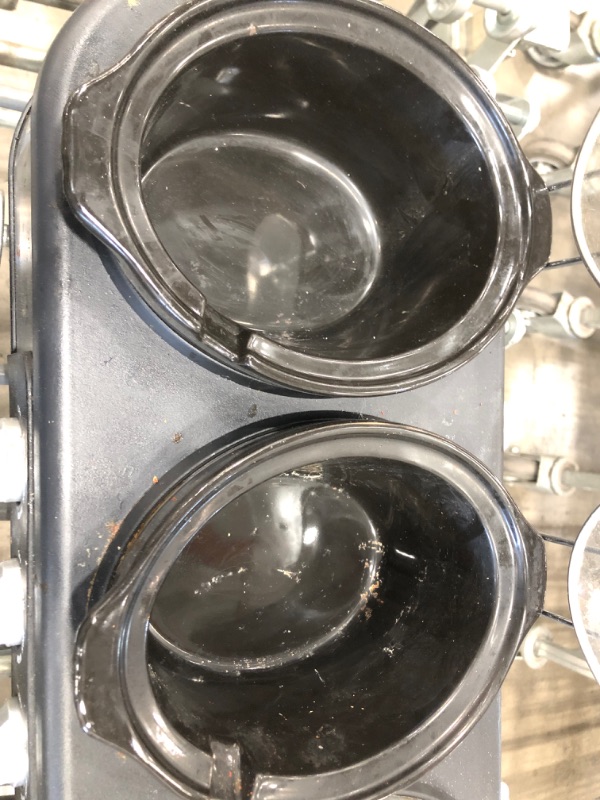 Photo 1 of *MISSING ITEMS* HomeCraft HCTSC15SS Stainless Steel 3-Station 1.5-Quart Oval Slow Cooker Buffet