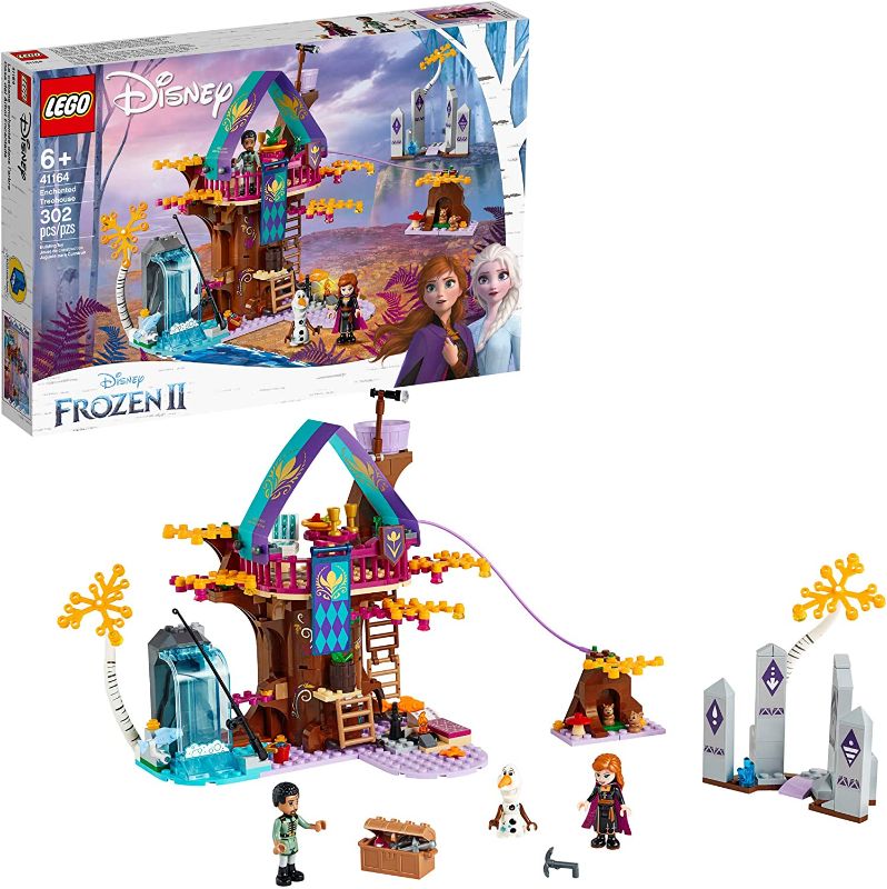 Photo 1 of LEGO Disney Frozen II Enchanted Treehouse 41164 Toy Treehouse Building Kit Featuring Anna Mini Doll and Bunny Figure for Pretend Play (302 Pieces)
