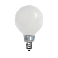 Photo 1 of 40-Watt Equivalent G16.5 ENERGY STAR and CEC Title 20 Dimmable Filament LED Light Bulb Bright White 3000K (4 3-Pack)
