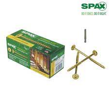 Photo 1 of 1/4 in. x 5 in. Yellow Zinc Coated T-Star Drive Washer Head PowerLag Screw (50 per Box)
