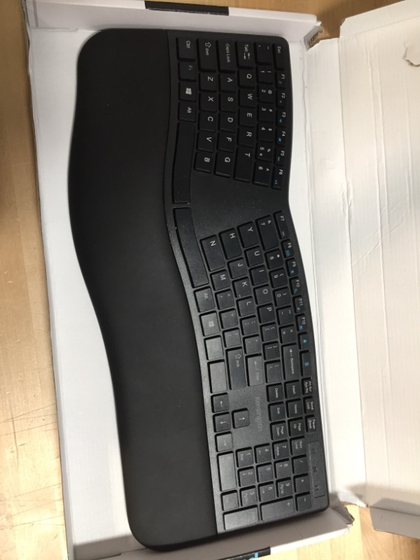 Photo 2 of Kensington Pro Fit Ergonomic Wireless Keyboard - Black (K75401US)
