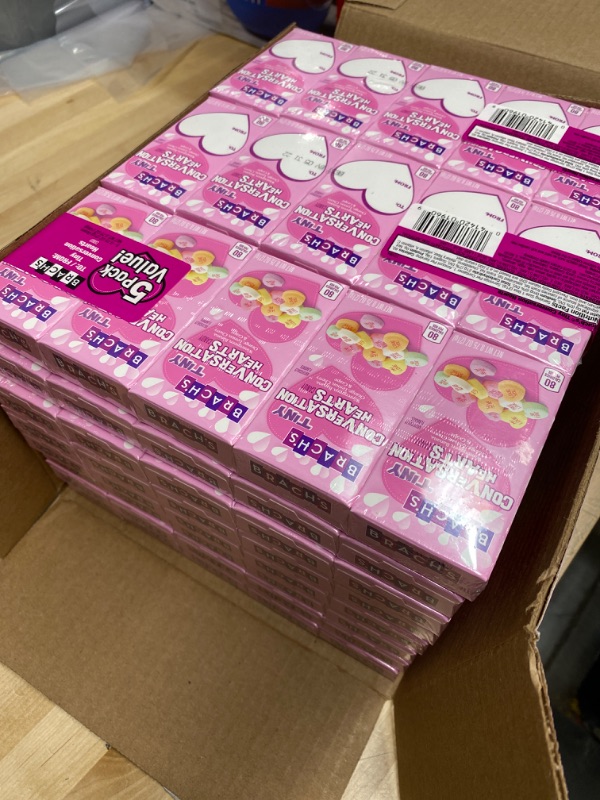 Photo 2 of Brach's 5-Pack 3.75 oz Tiny Conversation Hearts Boxes (24 PACKS) 
