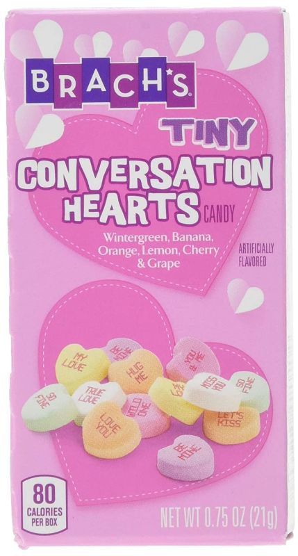 Photo 1 of Brach's 5-Pack 3.75 oz Tiny Conversation Hearts Boxes (24 PACKS) 
