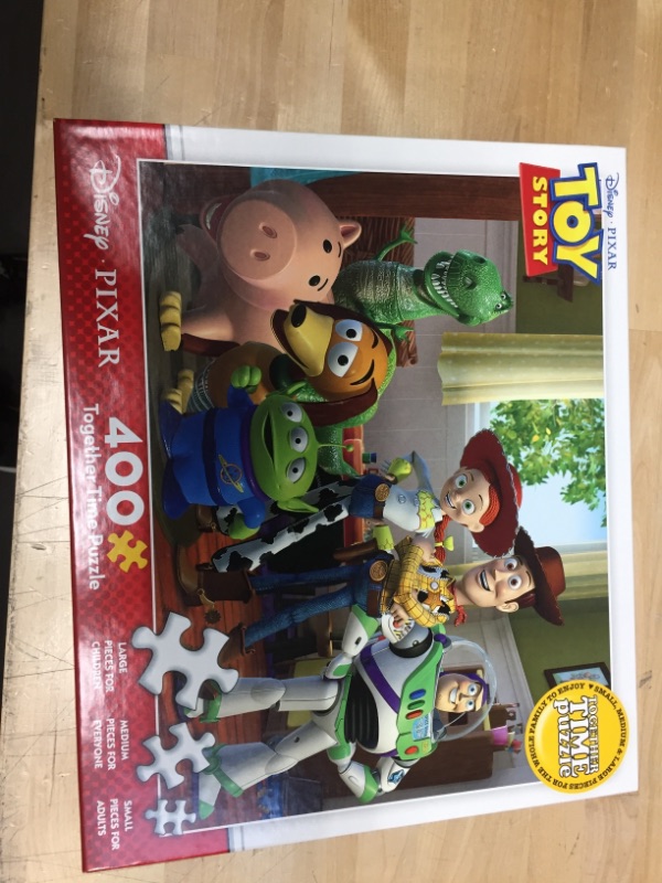 Photo 2 of  Disney Pixar Toy Story 4 - 400 Piece Jigsaw Puzzle for Kids - Every Piece is Unique - Pieces Fit Together Perfectly,Multicoloured
2 PUZZLES 