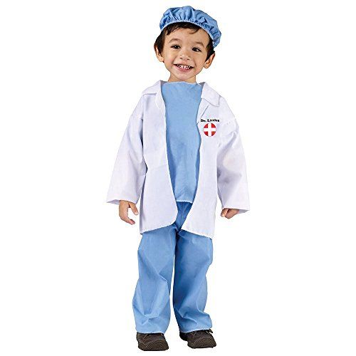 Photo 1 of Fun World Costumes Baby’s Doctor Toddler Costume, Blue/White, Small(24MO-2T)
