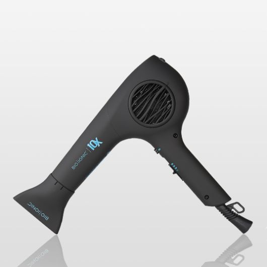 Photo 1 of 10X UltraLight Speed Dryer
Weighs less than 1 pound and dries hair in under 10mins
Bio Ionic Moisturizing Heat™ Technology helps hair stay hydrated for healthy, frizz-free styles with more shine
Brushless motor is 50% more powerful than average dryer and 