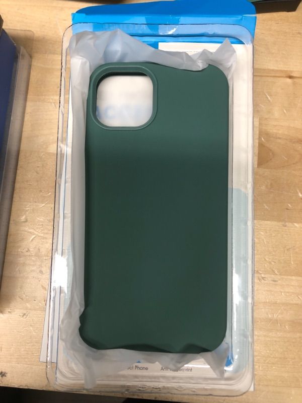 Photo 2 of Olsenms Compatible for iPhone 13 Case Midnight Green