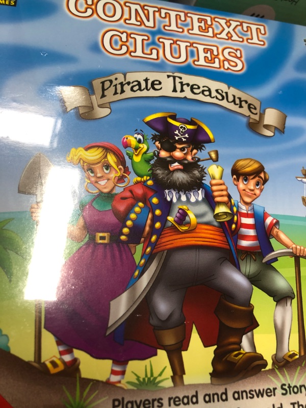 Photo 2 of Edupress Learning Well Context Clues: Pirate Treasure Games, Level 2.0-3.5 | Quill
