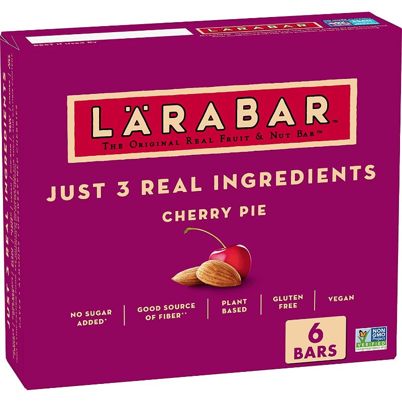 Photo 1 of ****NON-REFUNDABLE****
BEST BY DATE 1/14/2022
8 BOXES OF Larabar Cherry Pie Fruit & Nut bar, 6Count
