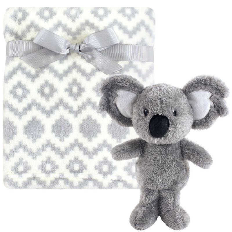 Photo 1 of **set of 2**
Hudson Baby Plush Blanket with Plush Toy Set, Snuggly Koala
