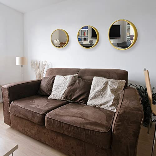 Photo 1 of **DIFFERENT FROM STOCK PHOTO**
SGUTEN Circle Mirrors for Wall Pack of 3, Wall Hanging Mirrors for Living Room & Bedroom, Small Round Gold Circle Mirrors for Wall Decor, Home Decorative Wall Mirrors Set for Wall Decor?Gold
