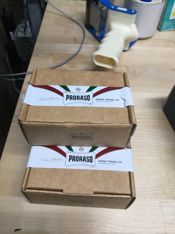 Photo 2 of **PACK OF 3**
Proraso Travel Shave Kit
