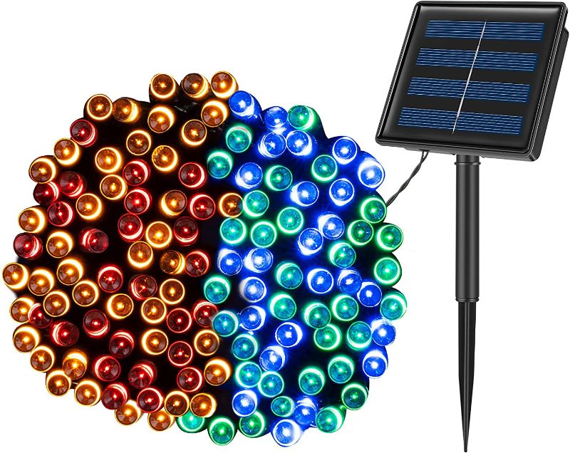 Photo 1 of **SET OF 2**
KPafory Solar String Lights,1 Pack 72ft 200LED 8 Modes Solar Powered Christmas Lights Outdoor String Lights Waterproof Fairy Lights for Garden Wedding Party Christmas Decorations,Multicolor
