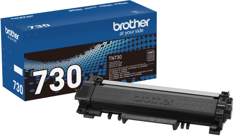 Photo 1 of Brother - TN730 Standard-Yield Toner Cartridge - Black
