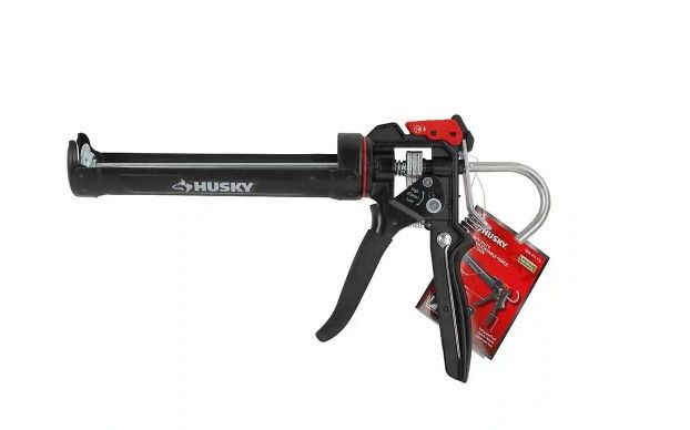 Photo 1 of 10 oz. Heavy-Duty High Leverage Drip Free Caulk Gun
