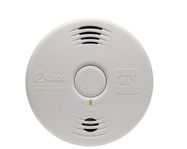 Photo 1 of 10-Year Worry Free Smoke & Carbon Monoxide Detector, Lithium Battery Powered with Photoelectric Sensor and Voice Alarm
