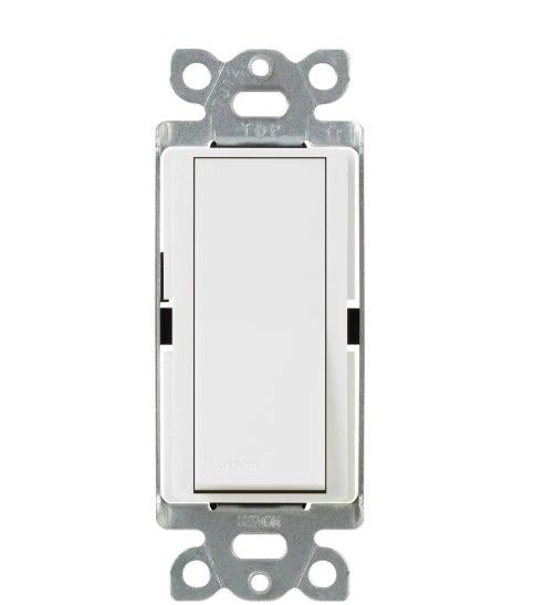 Photo 1 of **PACK OF 3**
Claro 15 Amp On/Off 3-Way Switch, White