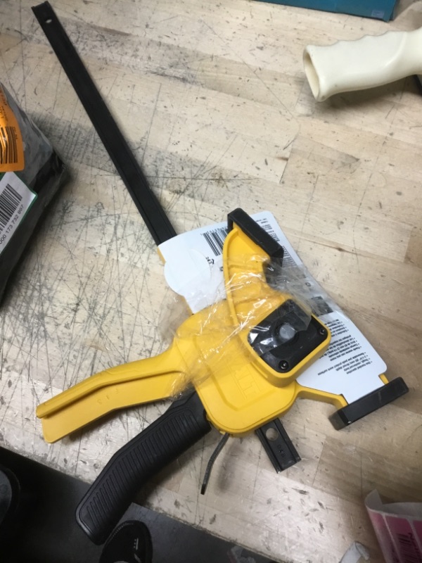 Photo 2 of 
DEWALT
12 in. 300 lb. Trigger Clamp w/3.75 in. Throat Depth