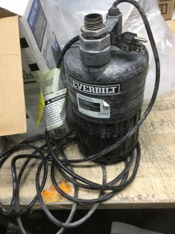 Photo 2 of 
Everbilt
1/2 HP Waterfall Submersible Utility Pump