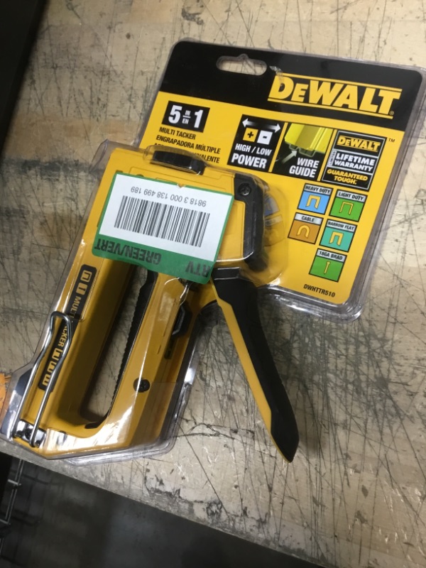 Photo 2 of 
DEWALT
5 in 1 Multi-Tacker Stapler and Brad Nailer Multi-Tool