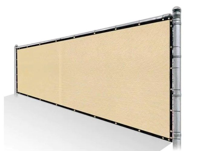 Photo 1 of 
COLOURTREE
3 ft. x 17 ft. Beige Privacy Fence Screen HDPE Mesh Windscreen with Reinforced Grommets for Garden Fence (Custom Size)
