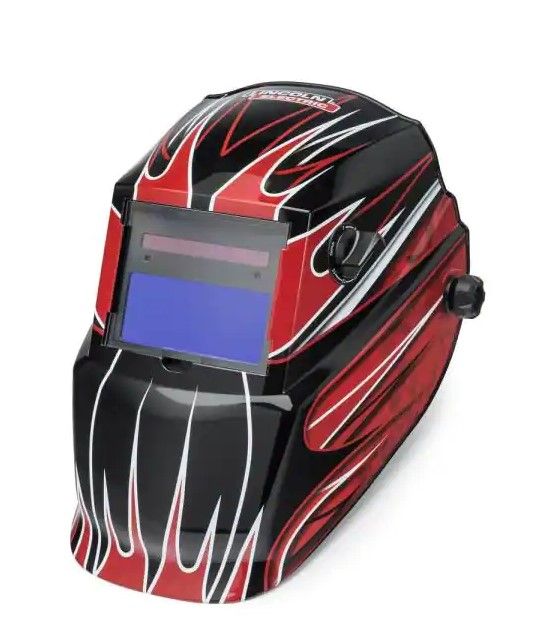 Photo 1 of 
Lincoln Electric
Red Fierce Auto Darkening Welding Helmet Variable Shade 7-13 with Grind Mode