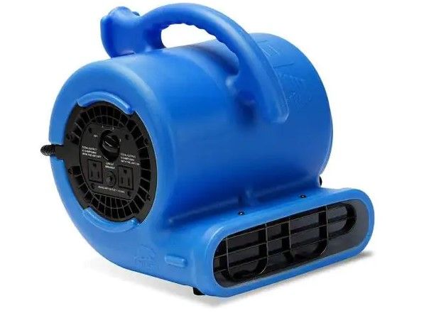 Photo 1 of 
B-Air
1/4 HP Air Mover Blower Fan for Water Damage Restoration Carpet Dryer Floor Home and Plumbing Use in Blue