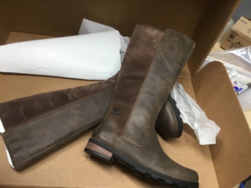 Photo 2 of Sorel Women's Emelie Tall Boot - Light Rain and Heavy Rain - Waterproof 7.5
