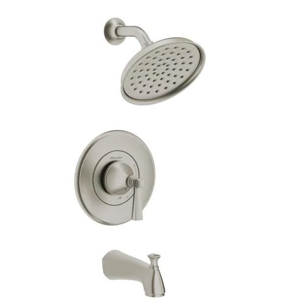 Photo 1 of American Standard
Rumson Single-Handle 1-Spray Tub and Shower Faucet with 1.8 GPM in Brushed Nickel Valve Included